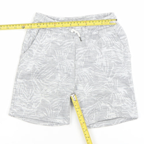 Rebel by Primark Boys Grey Sweat Shorts 5-7 Years Drawstring Pockets Summer