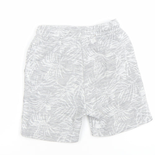 Rebel by Primark Boys Grey Sweat Shorts 5-7 Years Drawstring Pockets Summer