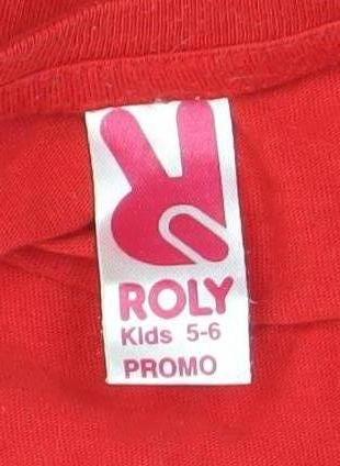 Roly Boys Red Mickey Mouse Disney T-Shirt 5-6 Years Short Sleeve Cotton