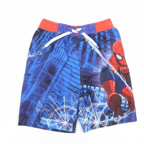 Marvel Spider-Man Boys Blue 5-6 Years Board Shorts Swimwear