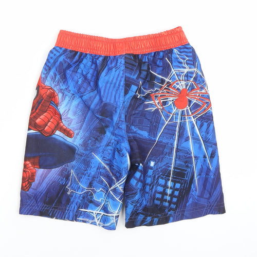 Marvel Spider-Man Boys Blue 5-6 Years Board Shorts Swimwear