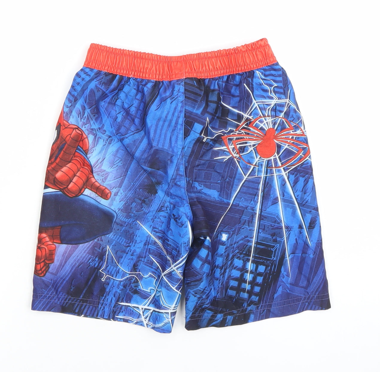 Marvel Spider-Man Boys Blue 5-6 Years Board Shorts Swimwear