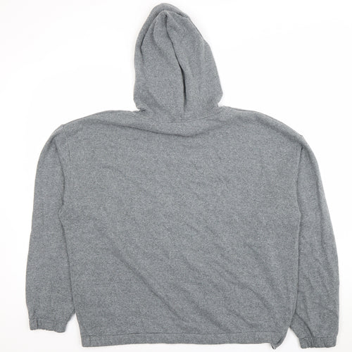 ASOS Women Grey Size 14 Pullover Hoodie Lightweight Casual