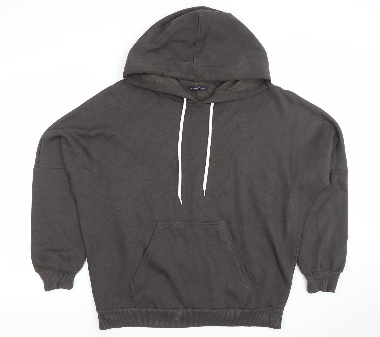 Marks and Spencer Women’s Black Pullover Hoodie Medium Cotton Blend