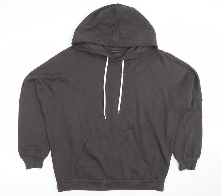 Marks and Spencer Women’s Black Pullover Hoodie Medium Cotton Blend
