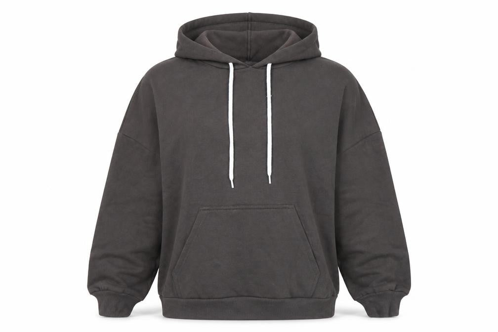 Front view of Marks & Spencer Women’s Black Pullover Hoodie Medium Cotton Blend