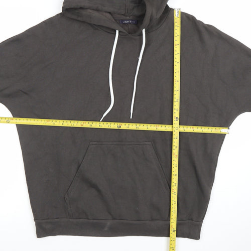 Marks and Spencer Women’s Black Pullover Hoodie Medium Cotton Blend