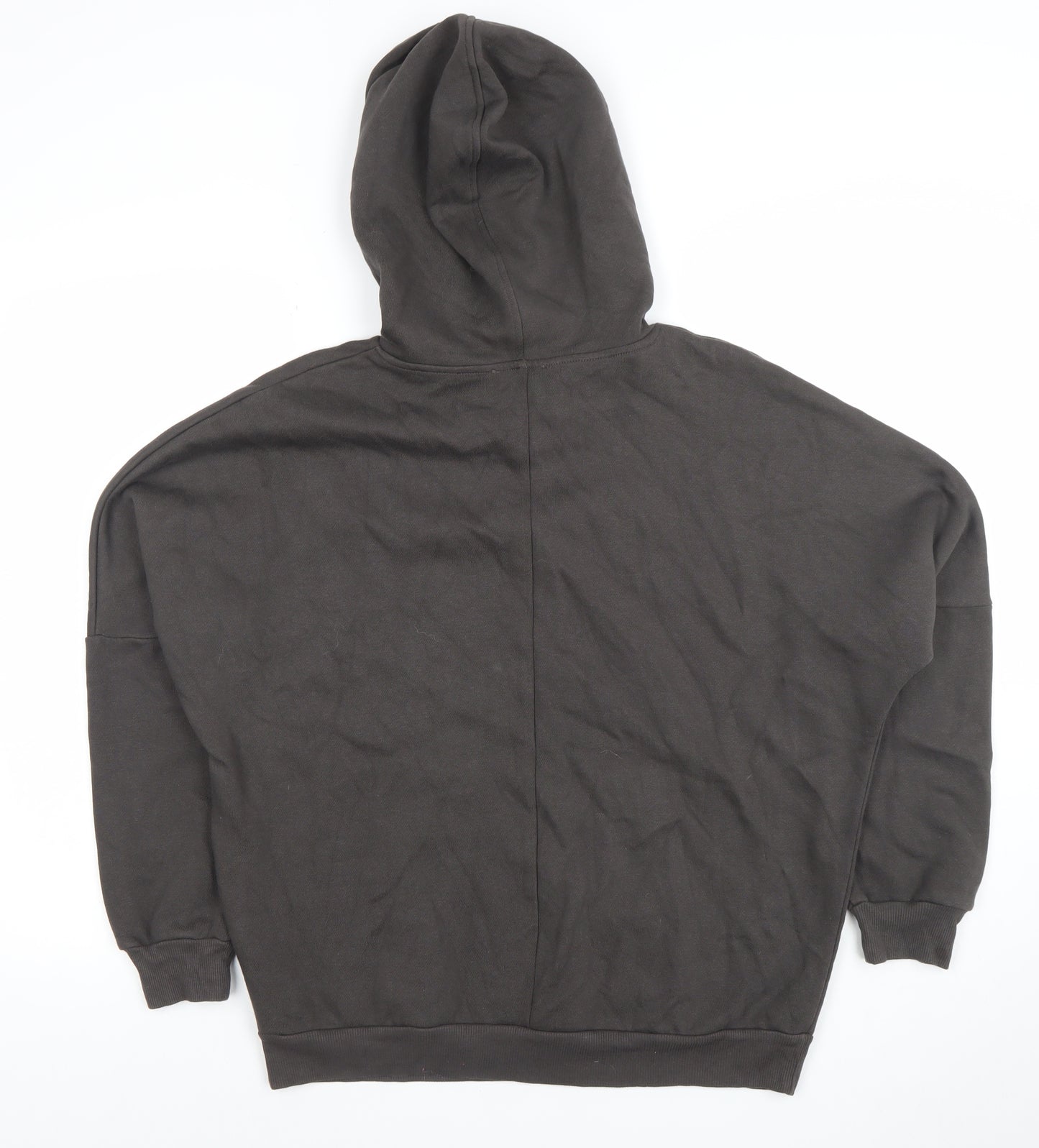 Marks and Spencer Women’s Black Pullover Hoodie Medium Cotton Blend
