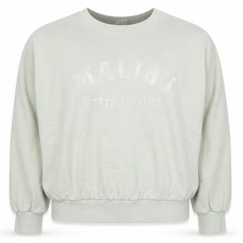 H&M Women’s Beige Pullover Sweatshirt XS Regular Fit Casual Crew Neck