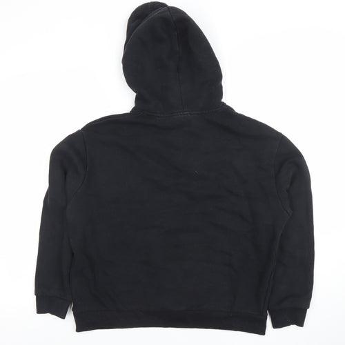 Body&Fit Women's Black Pullover Hoodie XS Fleece Cotton Blend Classic Fit