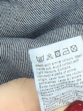 River Island Men’s Blue Distressed Skinny Fit Jeans 32R