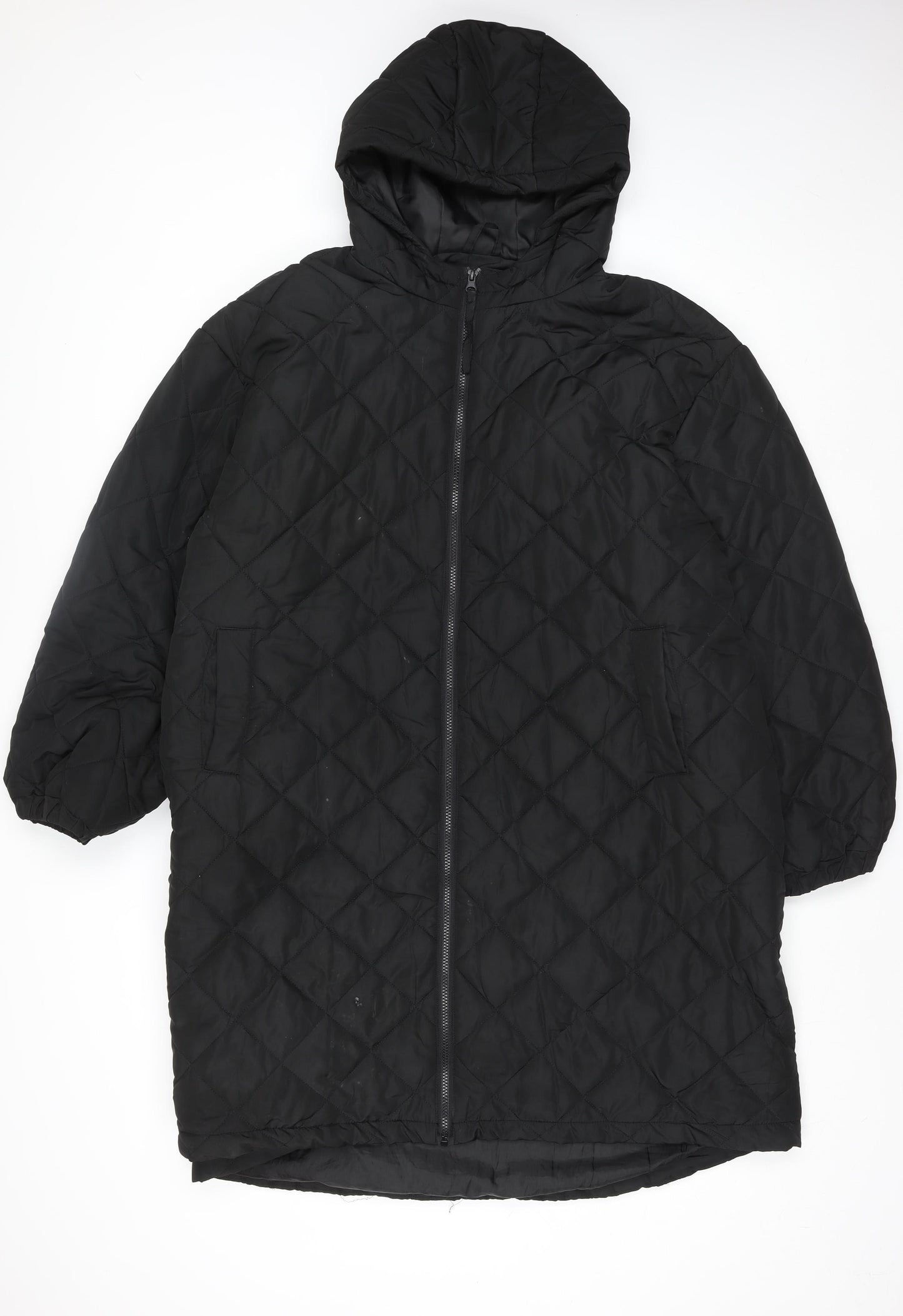 Dorothy Perkins Women’s Black Quilted Hooded Puffer Jacket Size L