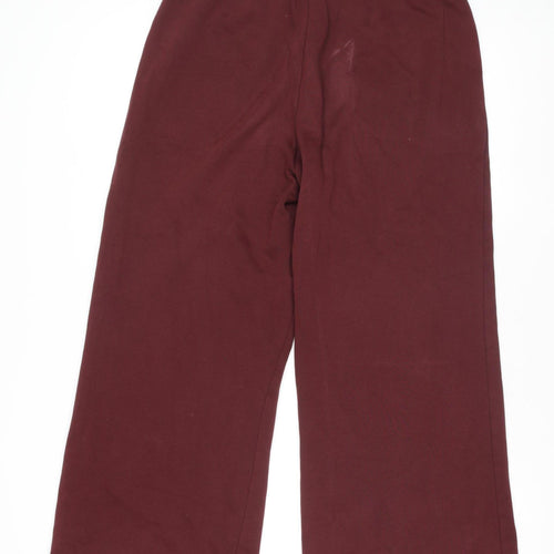Puma Womens Brown M Relaxed Sweatpants Fleece Active Gym Trousers