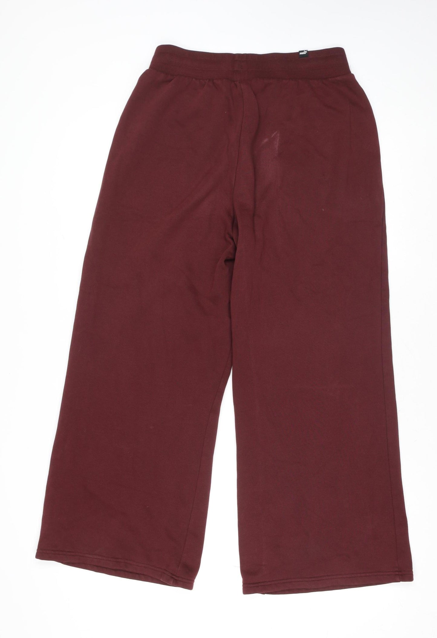 Puma Womens Brown M Relaxed Sweatpants Fleece Active Gym Trousers