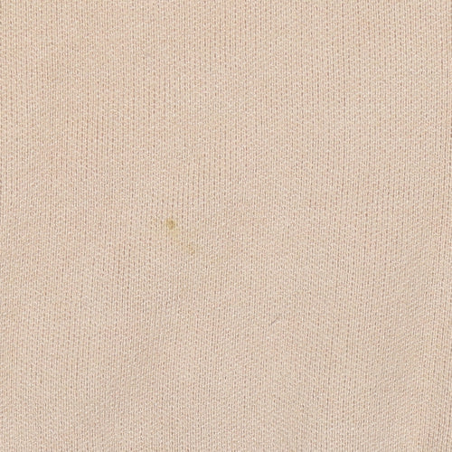 Zara Women Beige Beaded Knit Shift Dress Size 12