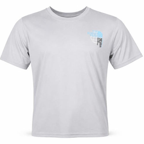 The North Face Men's Grey M Short Sleeve Cotton Blend T-Shirt