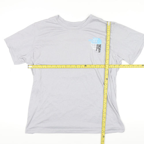 The North Face Men's Grey M Short Sleeve Cotton Blend T-Shirt