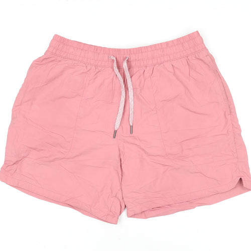 All in Motion Women Pink Athletic Nylon Shorts M