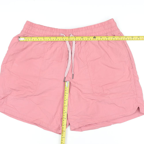 All in Motion Women Pink Athletic Nylon Shorts M
