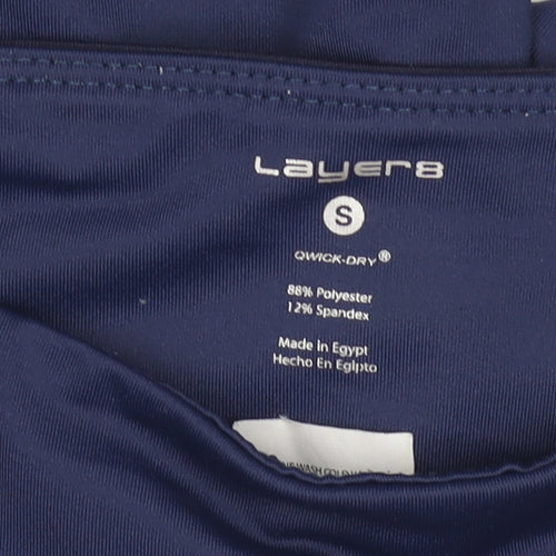 Layer 8 Women’s Blue Quick Dry Stretch Ankle Leggings Size S