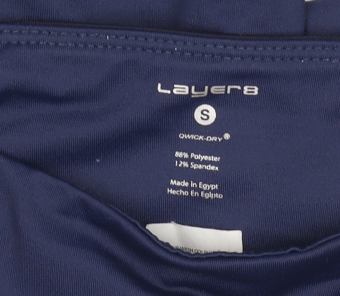 Layer 8 Women’s Blue Quick Dry Stretch Ankle Leggings Size S
