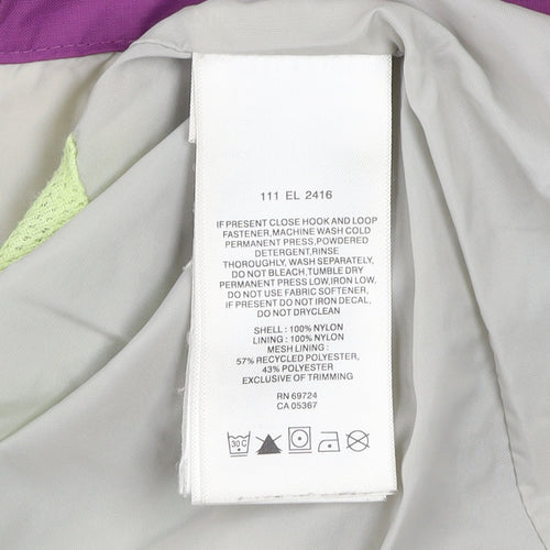 Columbia Women Purple XL Hooded Rain Coat Outdoor Jacket