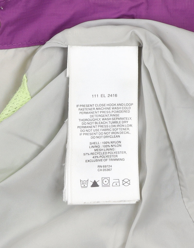 Columbia Women Purple XL Hooded Rain Coat Outdoor Jacket