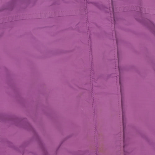 Columbia Women Purple XL Hooded Rain Coat Outdoor Jacket