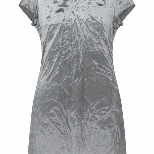 Sashi Women’s Grey Shift Dress Size 12 Short Sleeve Classic Style