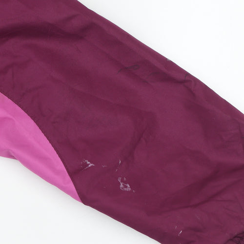 Crivit Women's Purple Waterproof Hooded Outdoor Jacket Size 12