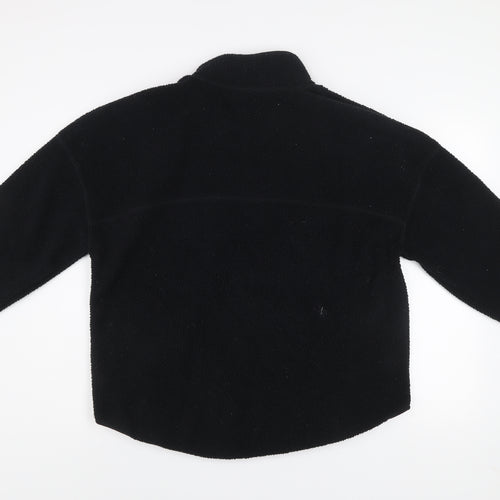 Dunnes Men's Black Fleece 1/4 Zip Pullover Sweatshirt Size M