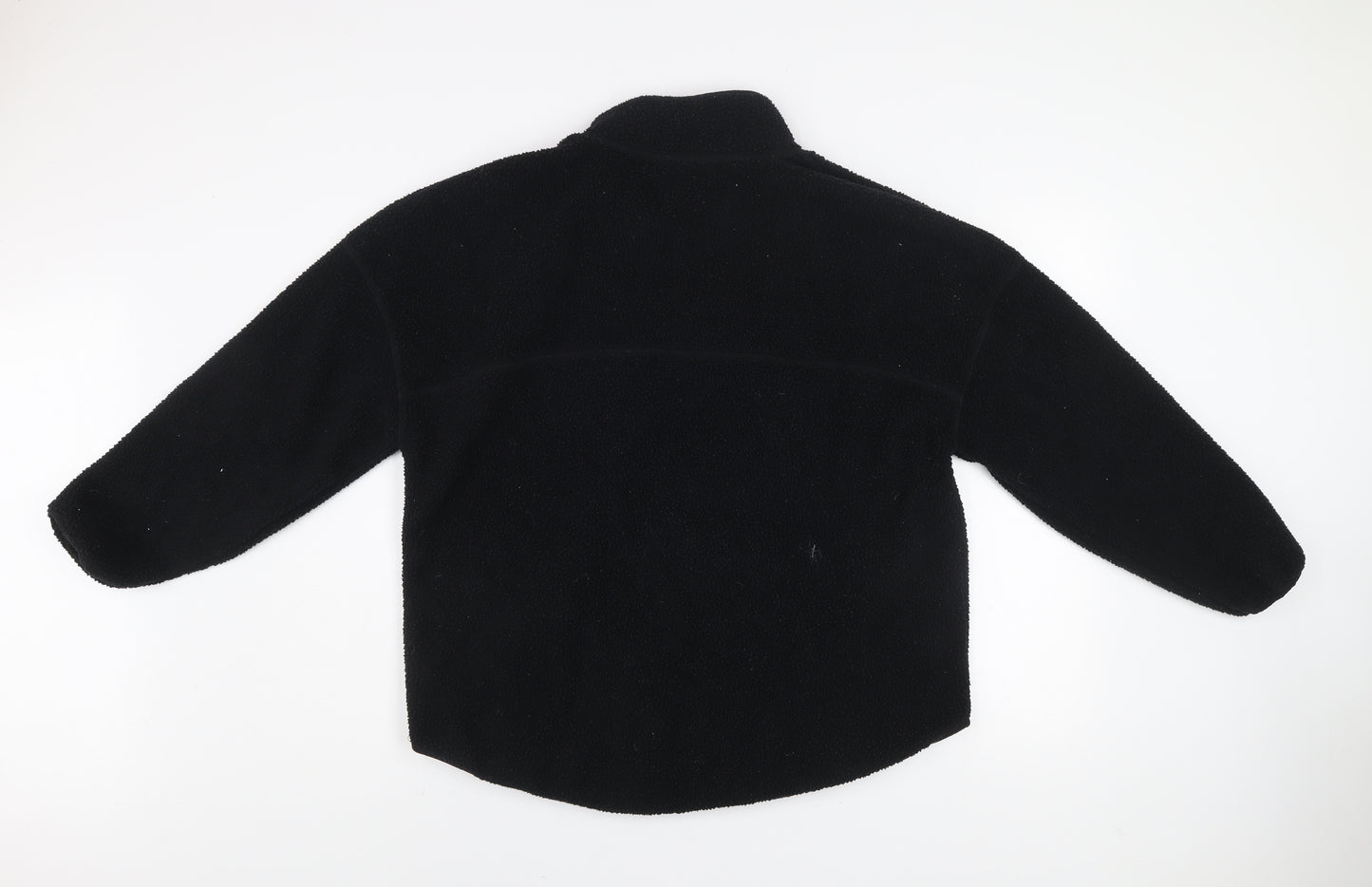 Dunnes Men's Black Fleece 1/4 Zip Pullover Sweatshirt Size M