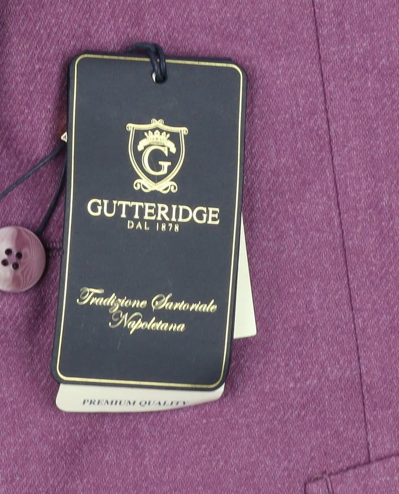 Gutteridge Women's Purple Wool Blend Classic Blazer Size 16