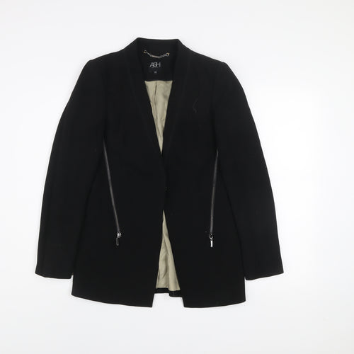 ASH New York Black Women's Slim Fit Blazer Jacket Size 10