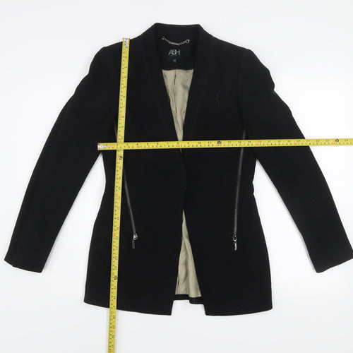 ASH New York Black Women's Slim Fit Blazer Jacket Size 10