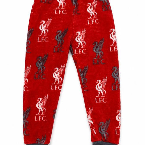 Dunnes Stores Boys Red LFC Fleece Pyjama Pants 5-6 Years