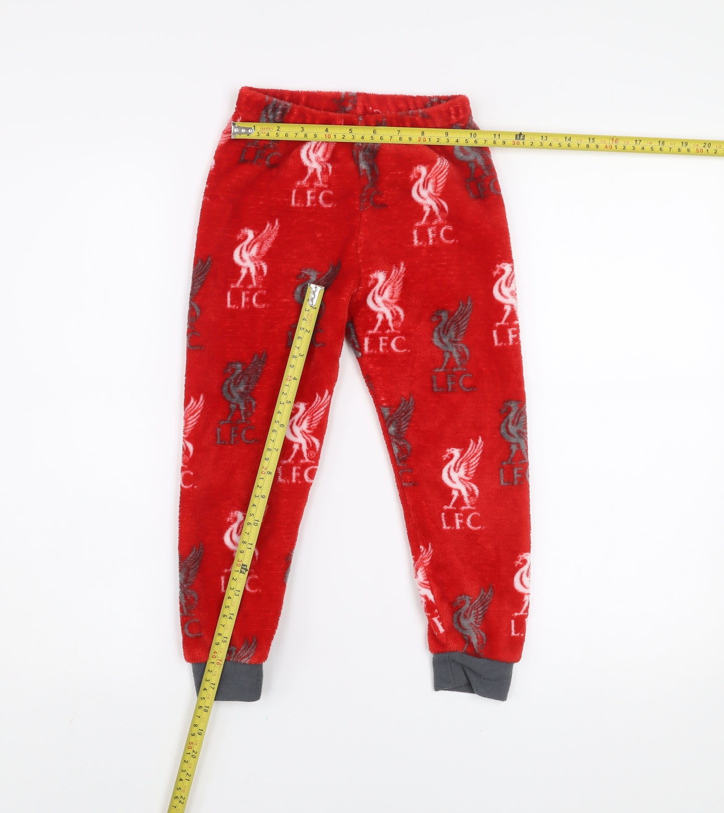 Dunnes Stores Boys Red LFC Fleece Pyjama Pants 5-6 Years