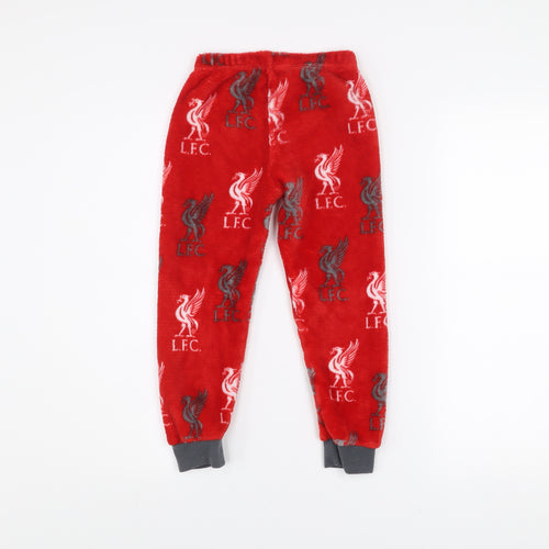 Dunnes Stores Boys Red LFC Fleece Pyjama Pants 5-6 Years