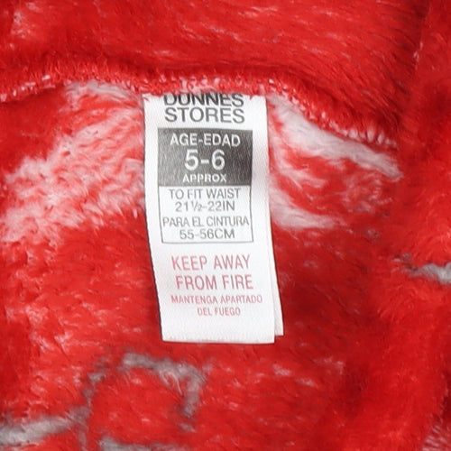 Dunnes Stores Boys Red LFC Fleece Pyjama Pants 5-6 Years
