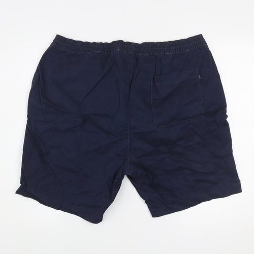 SoulCal & Co Men’s Blue 2XL Chino Shorts Elastic Waist Casual