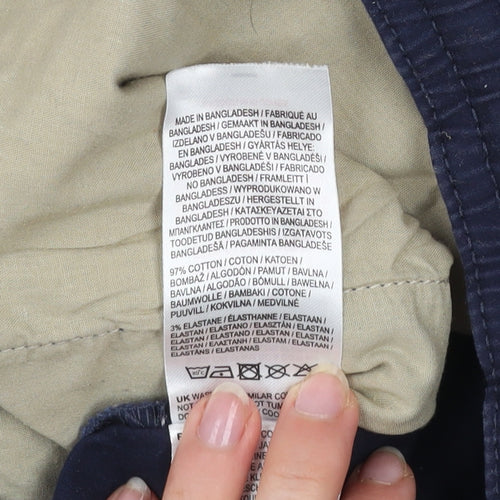 SoulCal & Co Men’s Blue 2XL Chino Shorts Elastic Waist Casual