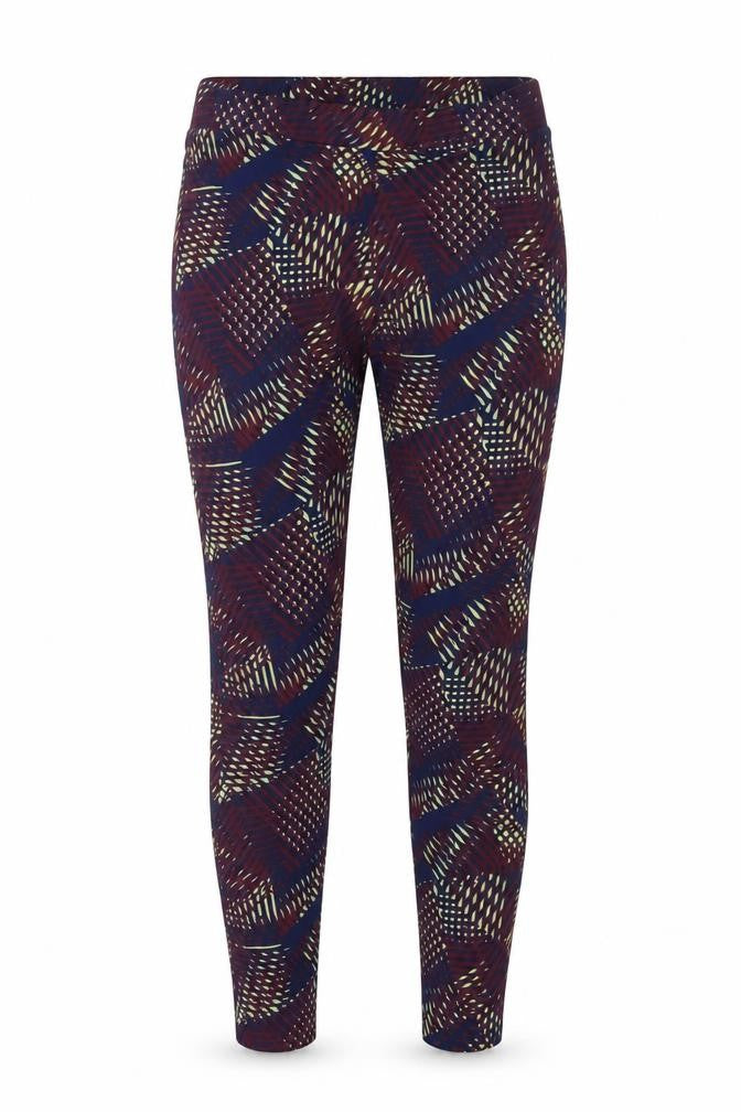 Front view of Old Navy Sport Women's Multicoloured Geometric Leggings, size L