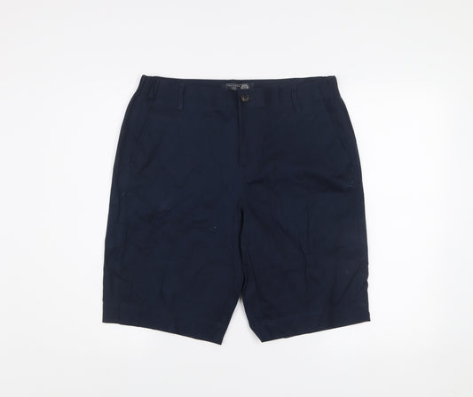 Paul Costelloe Living Men's Blue Chino Shorts Size M 32in Waist