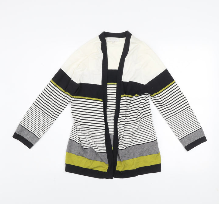 Debenhams Classics Women's Multicoloured Striped Cardigan Size 12