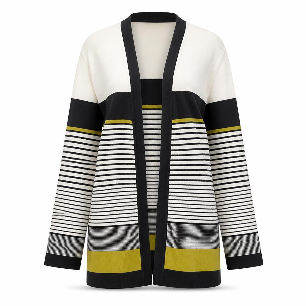 Debenhams Classics Women's Multicoloured Striped Cardigan Size 12