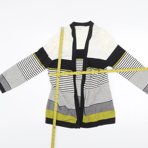 Debenhams Classics Women's Multicoloured Striped Cardigan Size 12