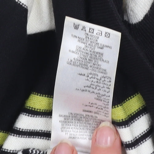 Debenhams Classics Women's Multicoloured Striped Cardigan Size 12