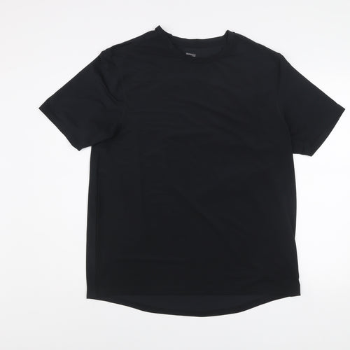 Dunnes Stores Mens Black Regular Fit Active T-Shirt Size L