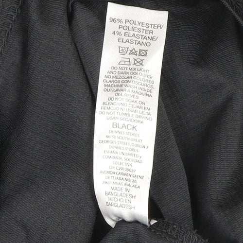Dunnes Stores Mens Black Regular Fit Active T-Shirt Size L