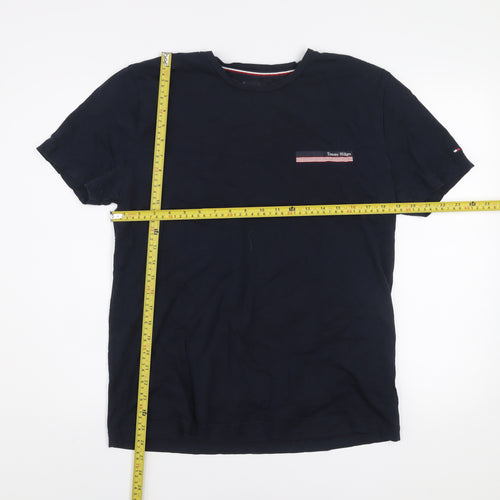 Tommy Hilfiger Men’s Blue XL Short Sleeve Cotton Crew Neck T-Shirt
